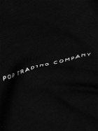 Pop Trading Company - Joost Swarte Logo-Print Cotton-Jersey Hoodie - Black