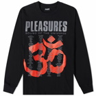 Pleasures Men's Long Sleeve Universe T-Shirt in Black