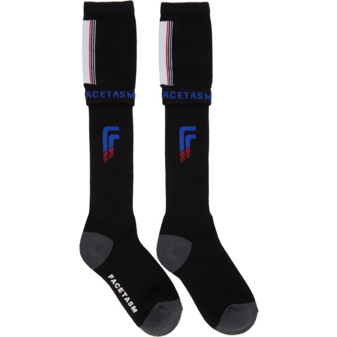 Photo: Facetasm Black Athletic Socks