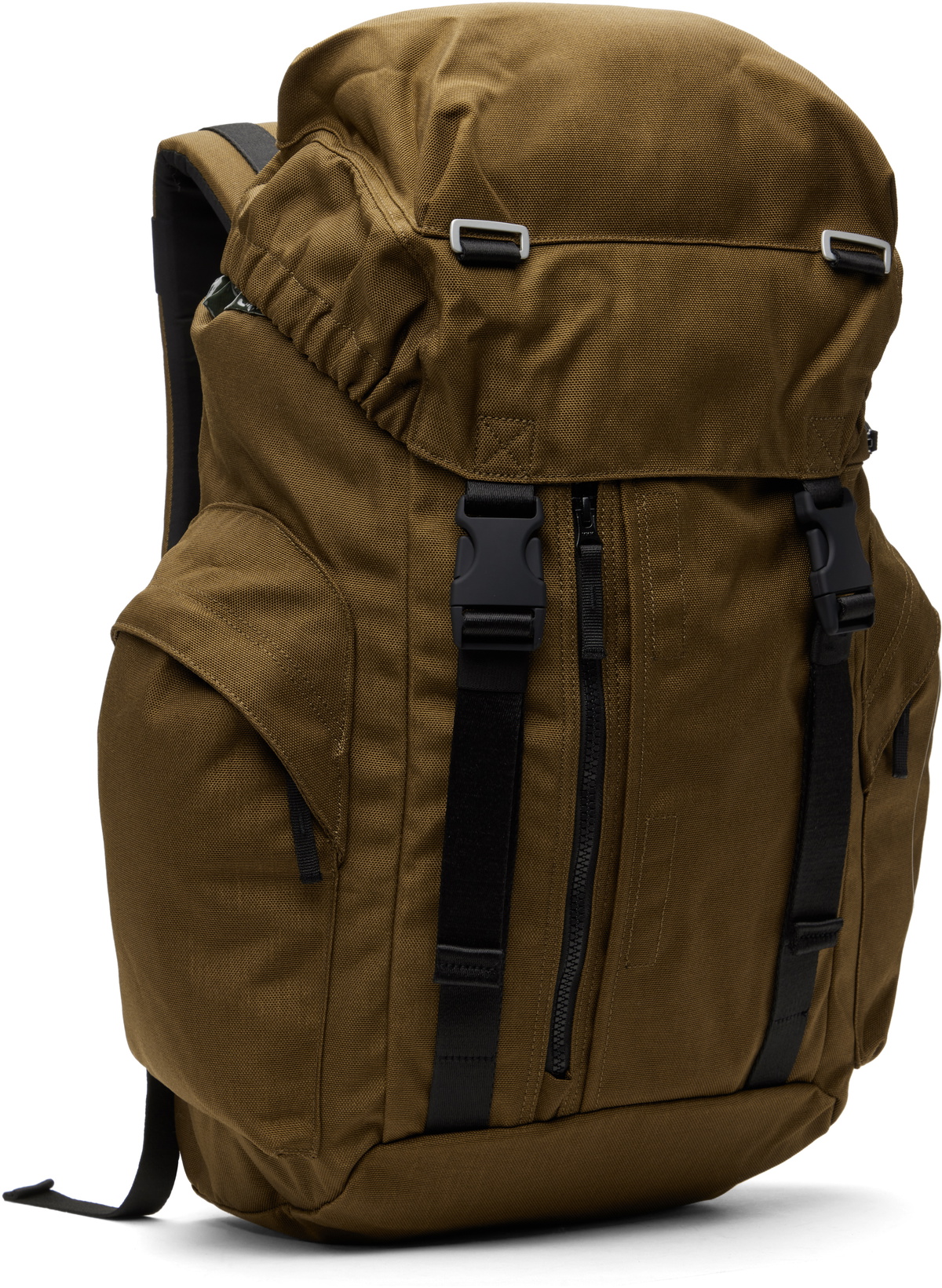 Stone Island Tan Resin Treated Cordura 1500 Backpack Stone