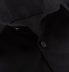 Theory - Mendon Irving Stretch-Cotton Poplin Shirt - Black