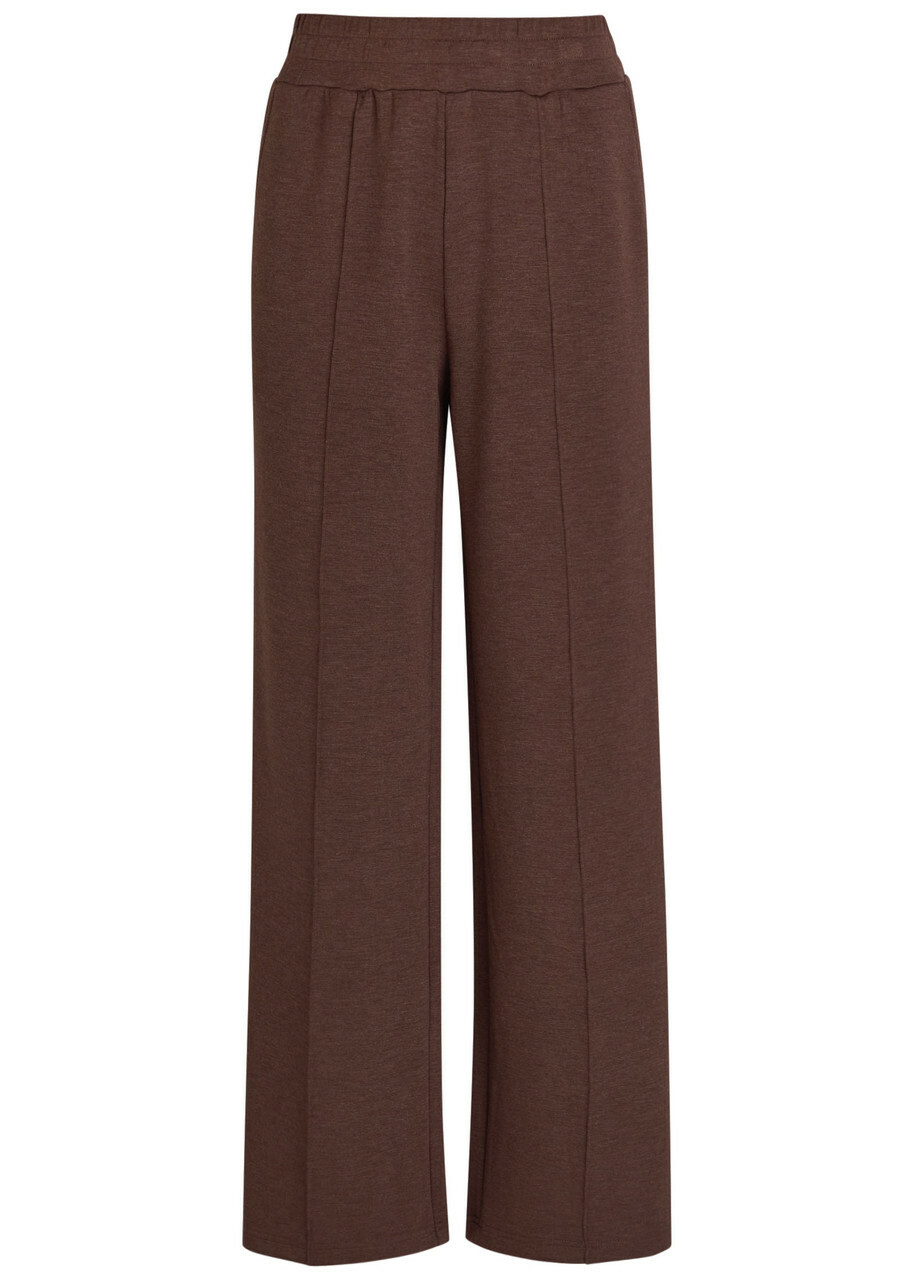 Varley The Wide Leg 30 Pintuck Jersey Sweatpants Brown