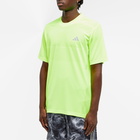 Adidas Running Men's Adidas Ultimate Knit T-Shirt in Lucid Lemon