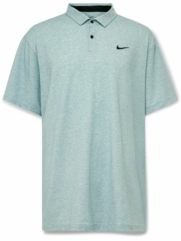 Photo: Nike Golf - Tour Dri-FIT Golf Polo Shirt - Blue