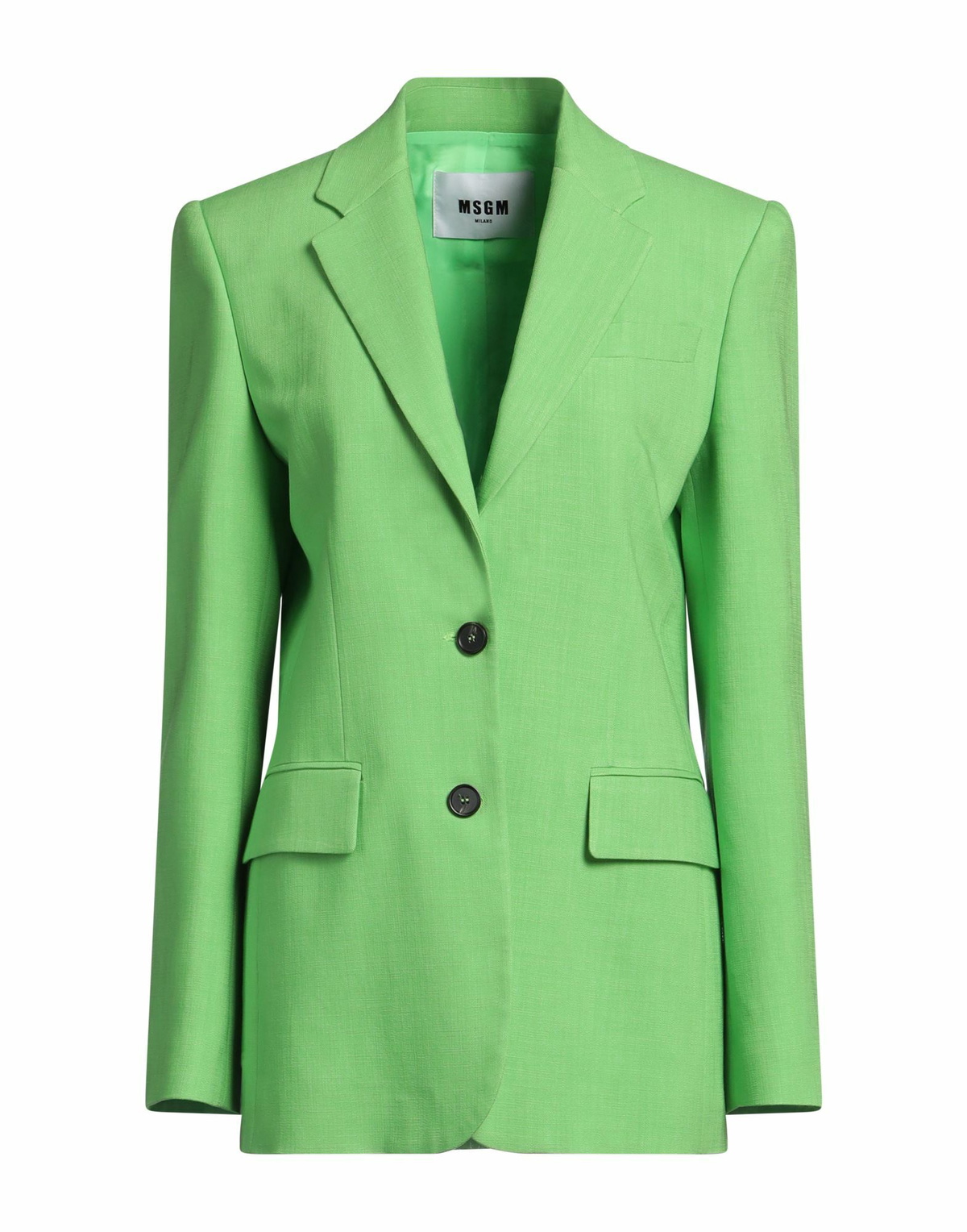 Msgm Womens Blazer Light in Green