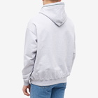 Drole de Monsieur Men's Drôle de Monsieur Varsity Popover Hoody in Light Grey