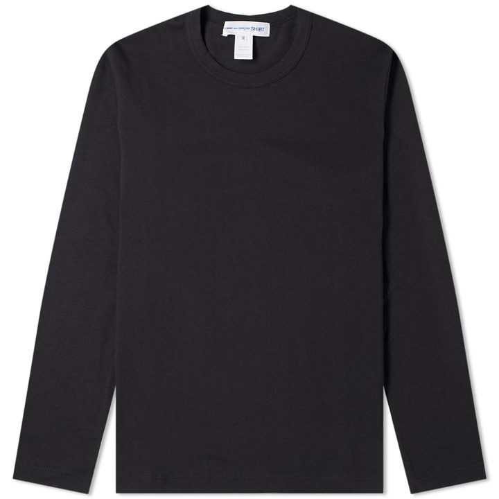 Photo: Comme des Garcons SHIRT Long Sleeve Classic Tee Black