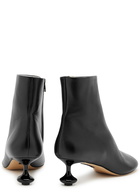 Loewe Toy 45 Leather Ankle Boots Black