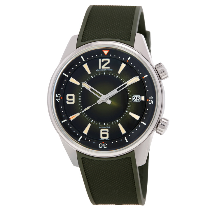 Photo: Jaeger LeCoultre Polaris Date Automatic Green Dial Watch JLQ906863J