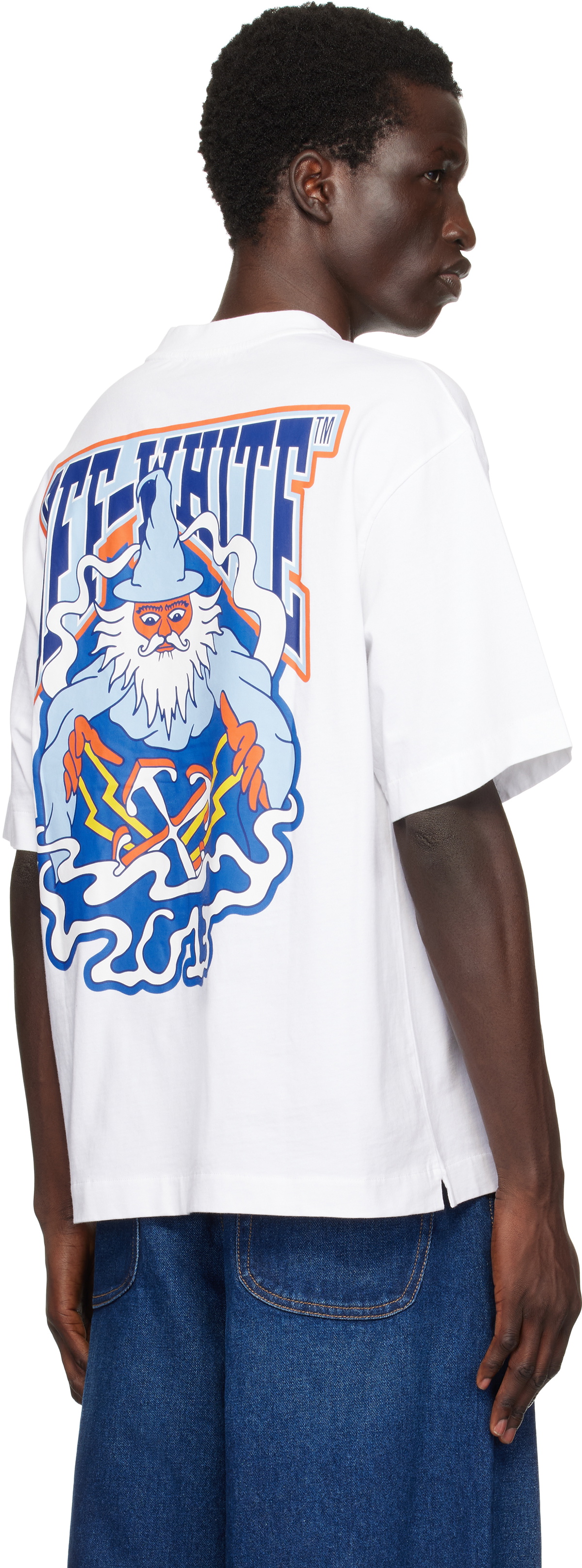 【OFF‐WHITE】Star T-Shirt 関税送料込 Off-White Star Arrow Skate T-shirt | italist