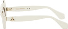 Vivienne Westwood White Soo Sunglasses