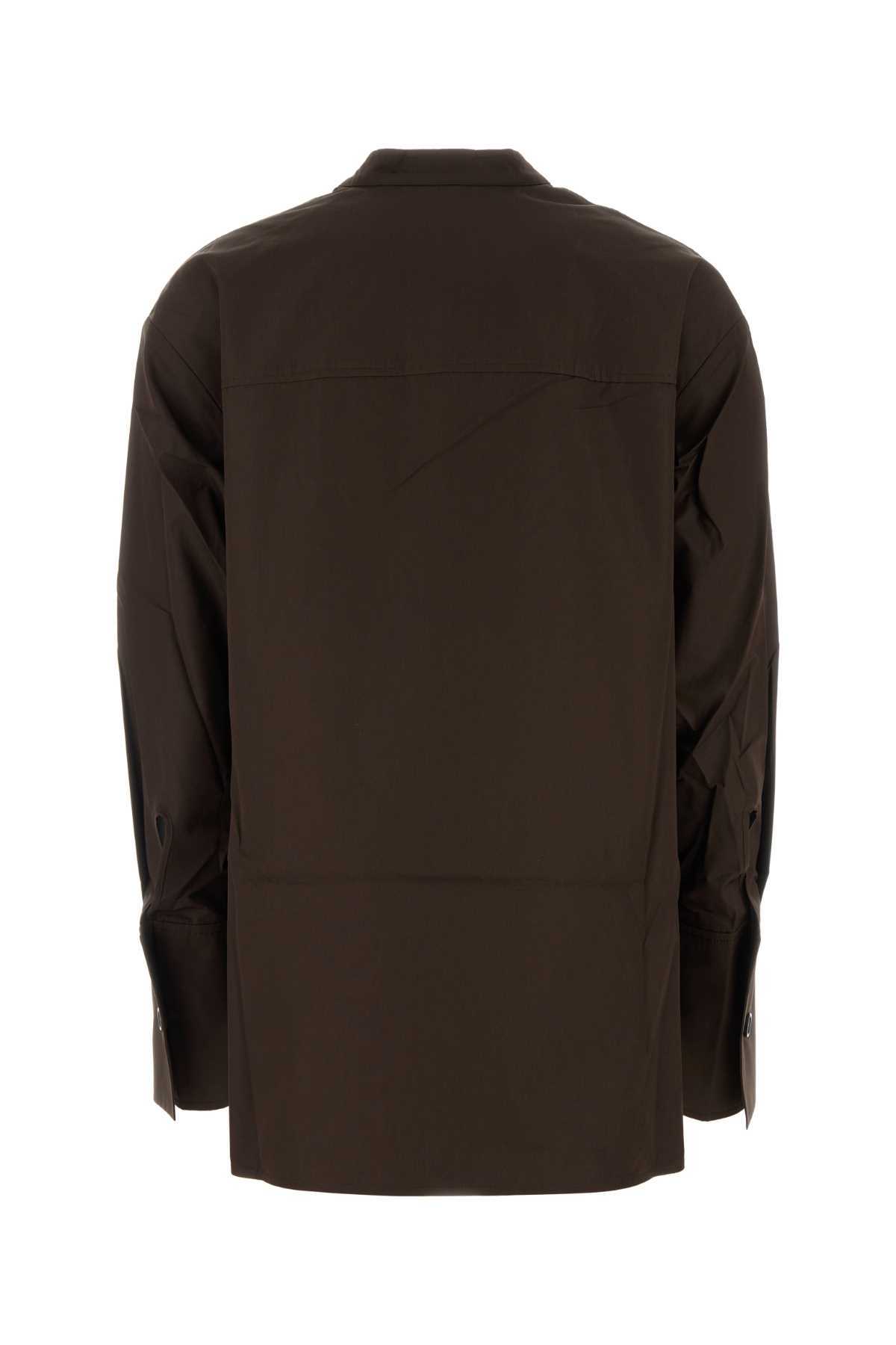 Co Brown Poplin Shirt