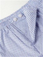 Zimmerli - Printed Cotton-Poplin Boxer Shorts - Blue