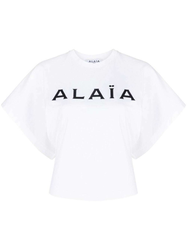 Photo: ALAÏA - Logo Cotton T-shirt