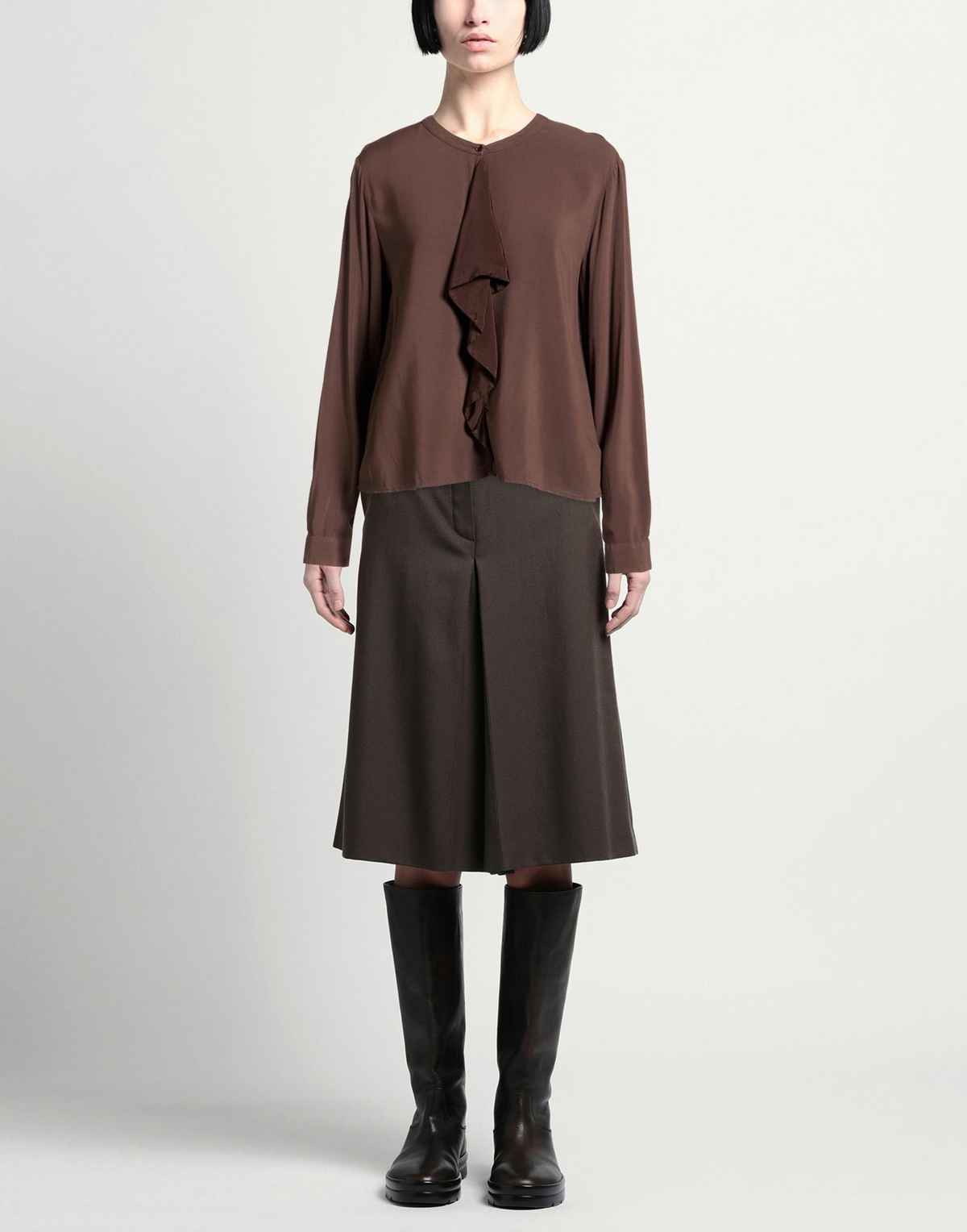 Alessia Santi Womens Top Dark in Brown