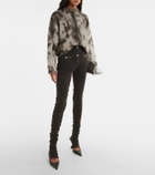 The Attico Cotton-blend leggings
