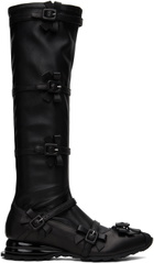 Kiko Kostadinov Black Ribbon Boots