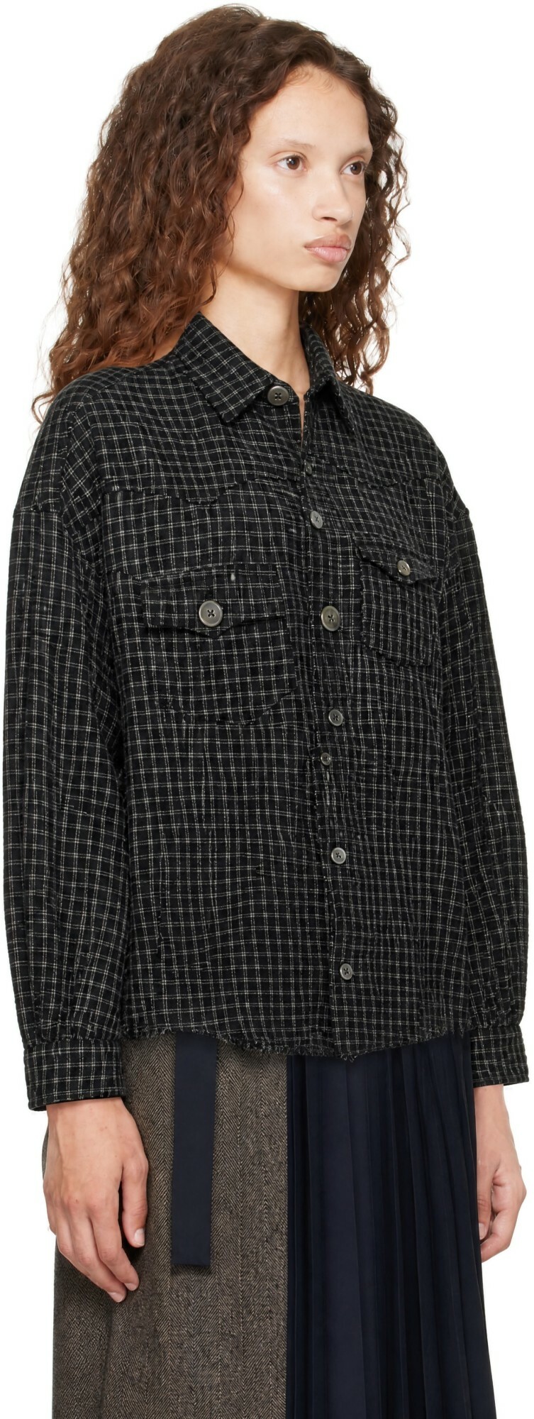 UNDERCOVER Black UC2F1402-1 Shirt