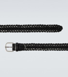 Giorgio Armani Braided leather belt