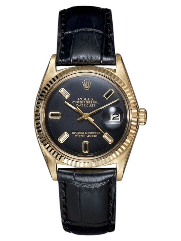 Photo: Lizzie Mandler Fine Jewelry Reworked Vintage Rolex Oyster Perpetual Datejust Watch