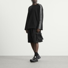 Y-3 Men's Distressed Long Sleeve T-Shirt in Black