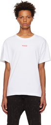 Hugo White Printed T-Shirt