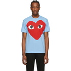 Comme des Garcons Play Blue Big Heart T-Shirt