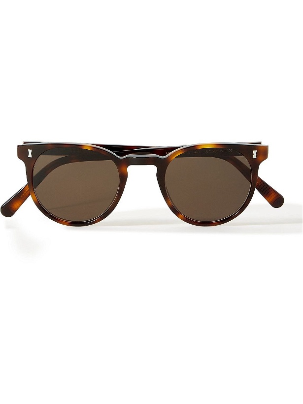 Photo: Cubitts - Herbrand Tortoiseshell Round-Frame Acetate Sunglasses