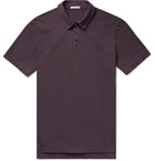 James Perse - Supima Cotton-Jersey Polo Shirt - Burgundy