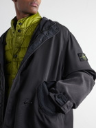 Stone Island - Hooded Layered Garment-Dyed Shell-TC Parka - Gray