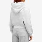 Sporty & Rich Women's Vendome Resort Cropped Zip Hoodie in Heather Gray Navy