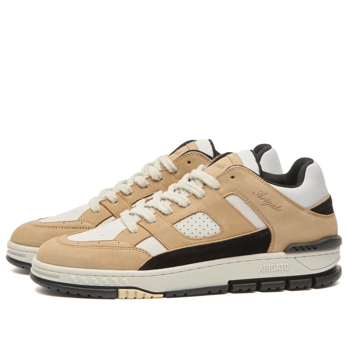 Axel Arigato Men's Area Lo Sneaker in Tan/Black
