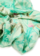 LA Double J Giga Printed Silk Scrunchie - Multicoloured - One Size