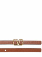 VALENTINO GARAVANI - 1cm Reversible Leather Belt