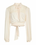 Elisabetta Franchi Womens Top in Ivory