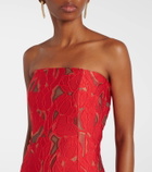 Emilia Wickstead Laelia jacquard corset dress