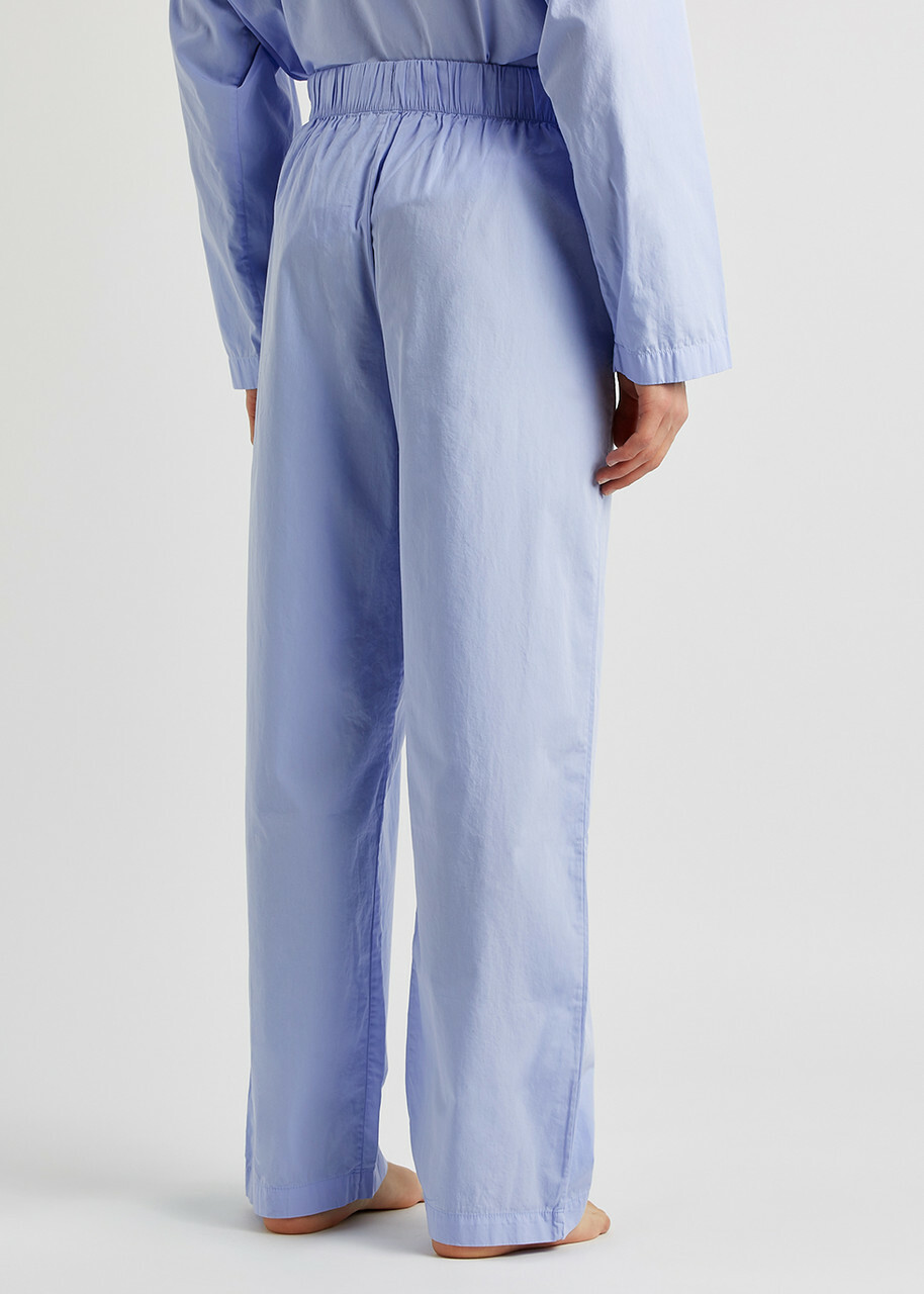 Tekla Unisex Poplin Pyjama Trousers Light Blue