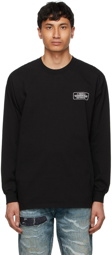 Neighborhood Black Bar & Shield Long Sleeve T-Shirt