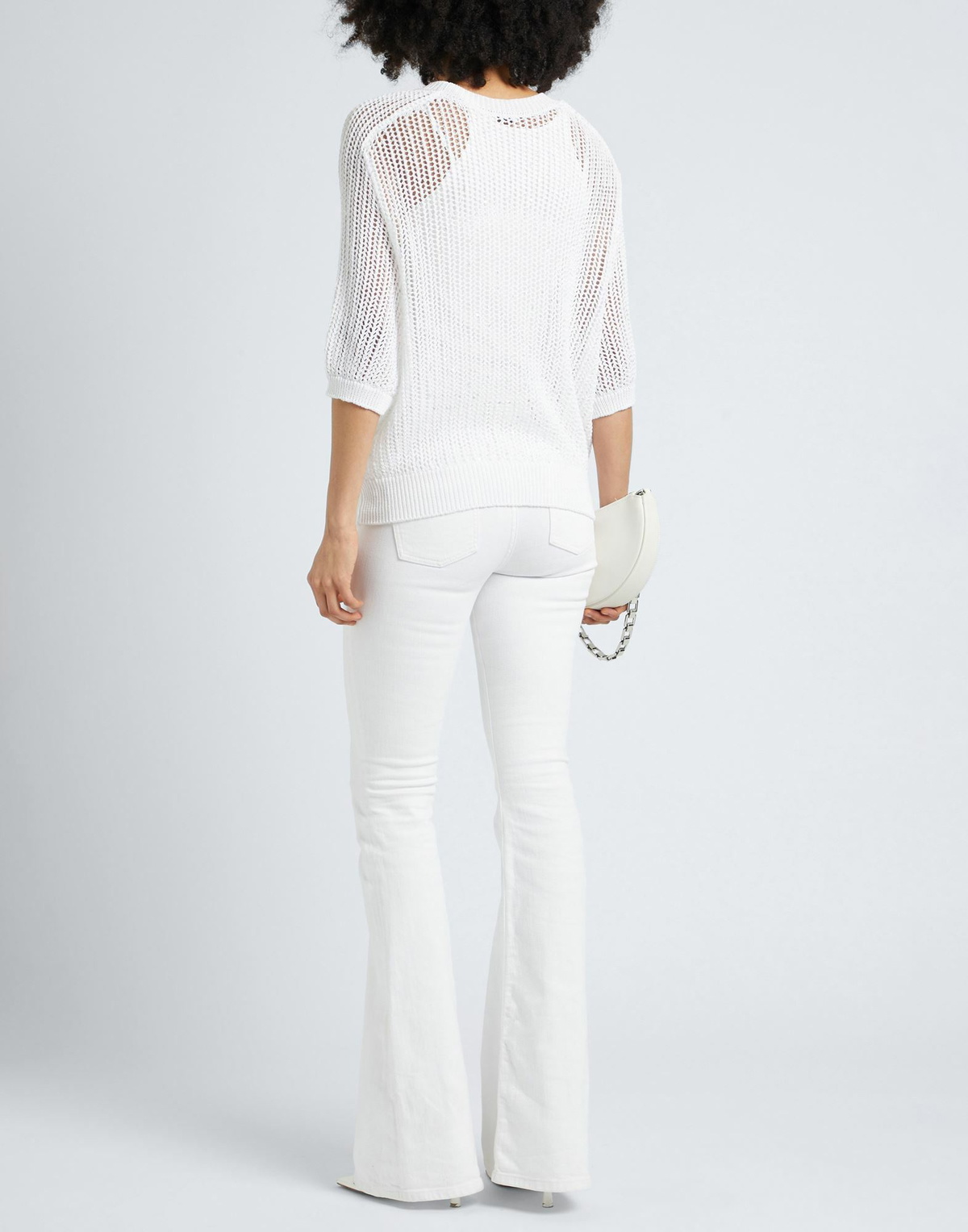 Peserico Womens Sweater in White