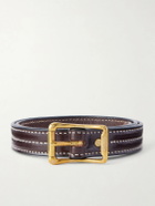 Yuketen - 2.5cm Leather Belt - Brown