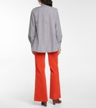 Victoria Beckham - Striped cotton blouse