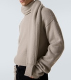 Calvin Klein Collection Rex 2 scarf-detail cashmere sweater