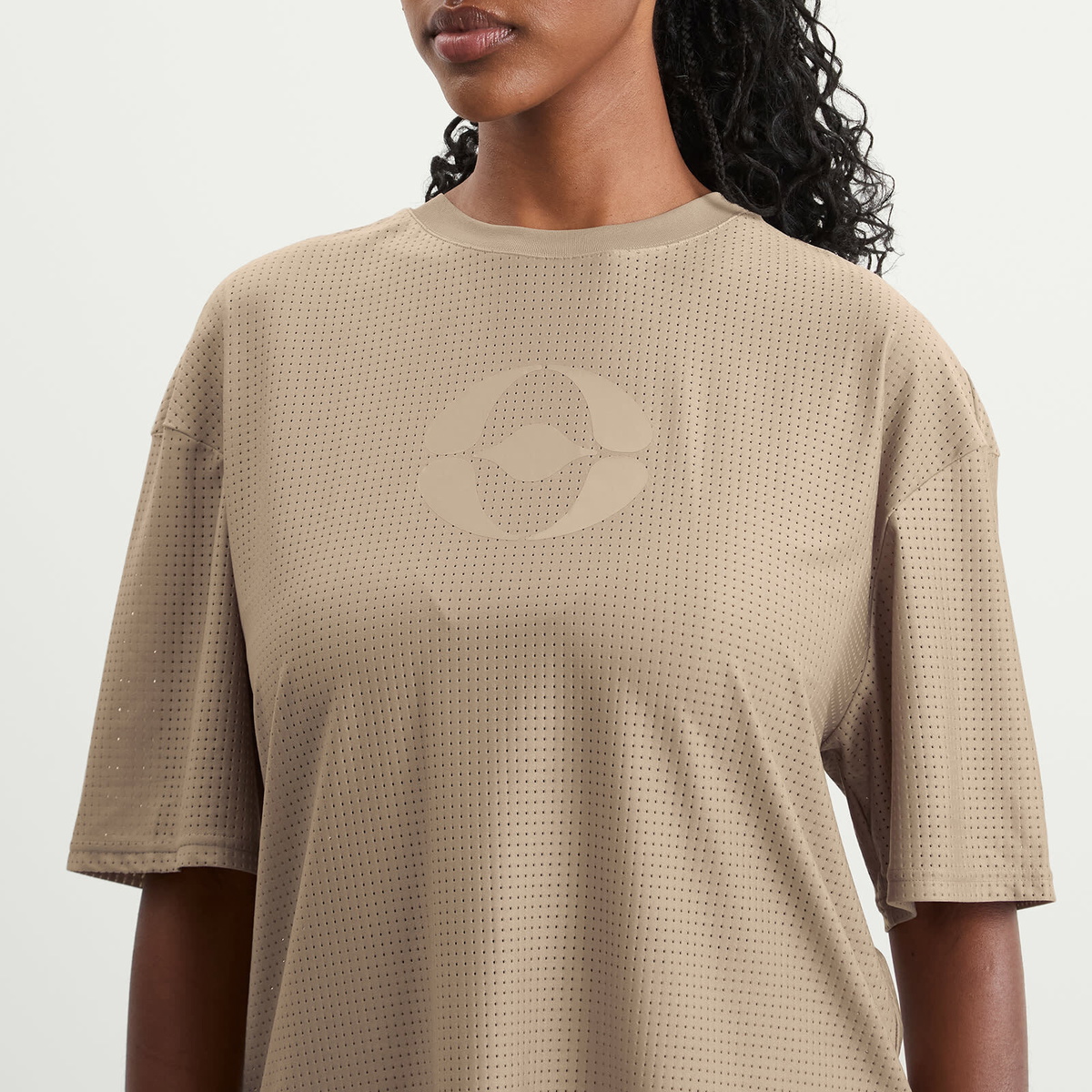 ON Women's x FKA Twigs Cut Out T-Shirt in Cinder