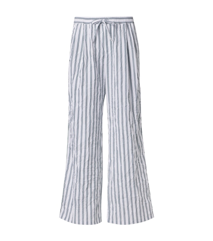 Photo: Dolce&Gabbana Striped poplin wide-leg pants