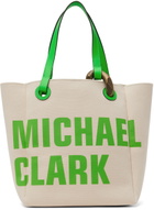 JW Anderson White Michael Clark Edition Corner Tote