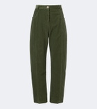 Blazé Milano Sorraia cotton corduroy barrel-leg pants