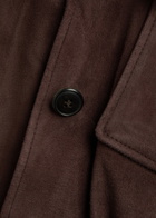 Stouls Leoncino Suede Cropped Jacket Black