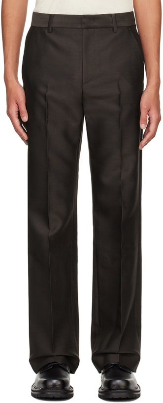Photo: System Brown Bootcut Trousers