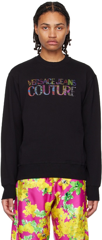 Photo: Versace Jeans Couture Black Crewneck Sweatshirt