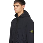 Stone Island Navy Hooded Jacket